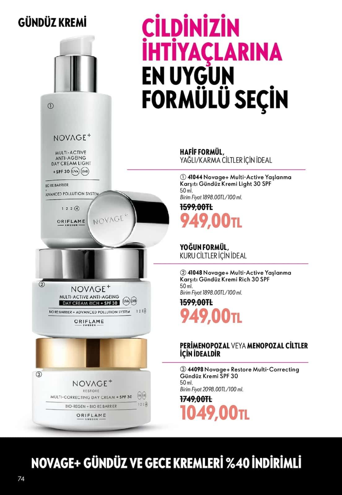 1 Ağustos Oriflame Kataloğu 2026 Sayfa 74