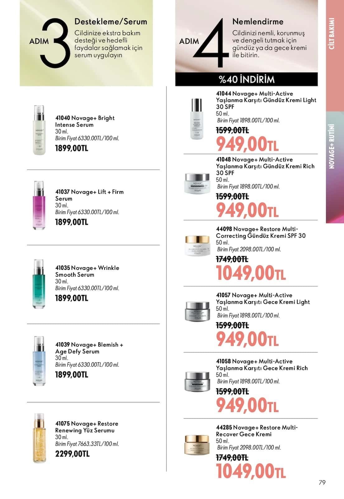 1 Ağustos Oriflame Kataloğu 2026 Sayfa 79