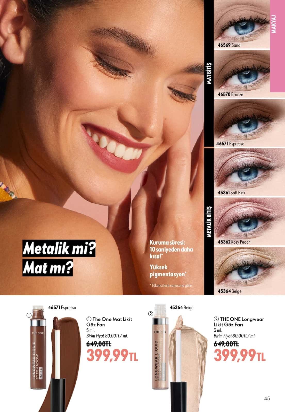 1 Ağustos Oriflame Kataloğu 2026 Sayfa 45