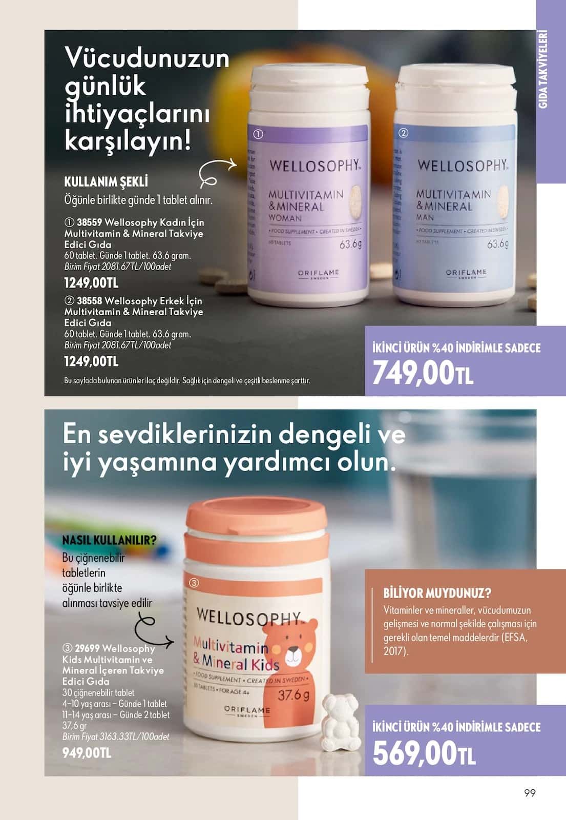 1 Ağustos Oriflame Kataloğu 2026 Sayfa 99