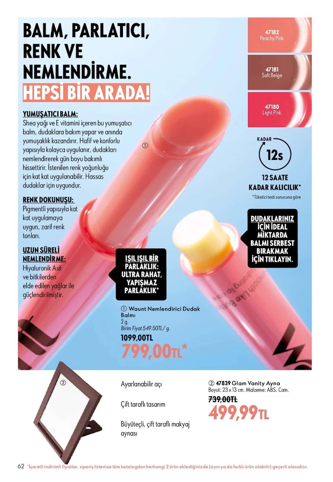 1 Ağustos Oriflame Kataloğu 2026 Sayfa 62