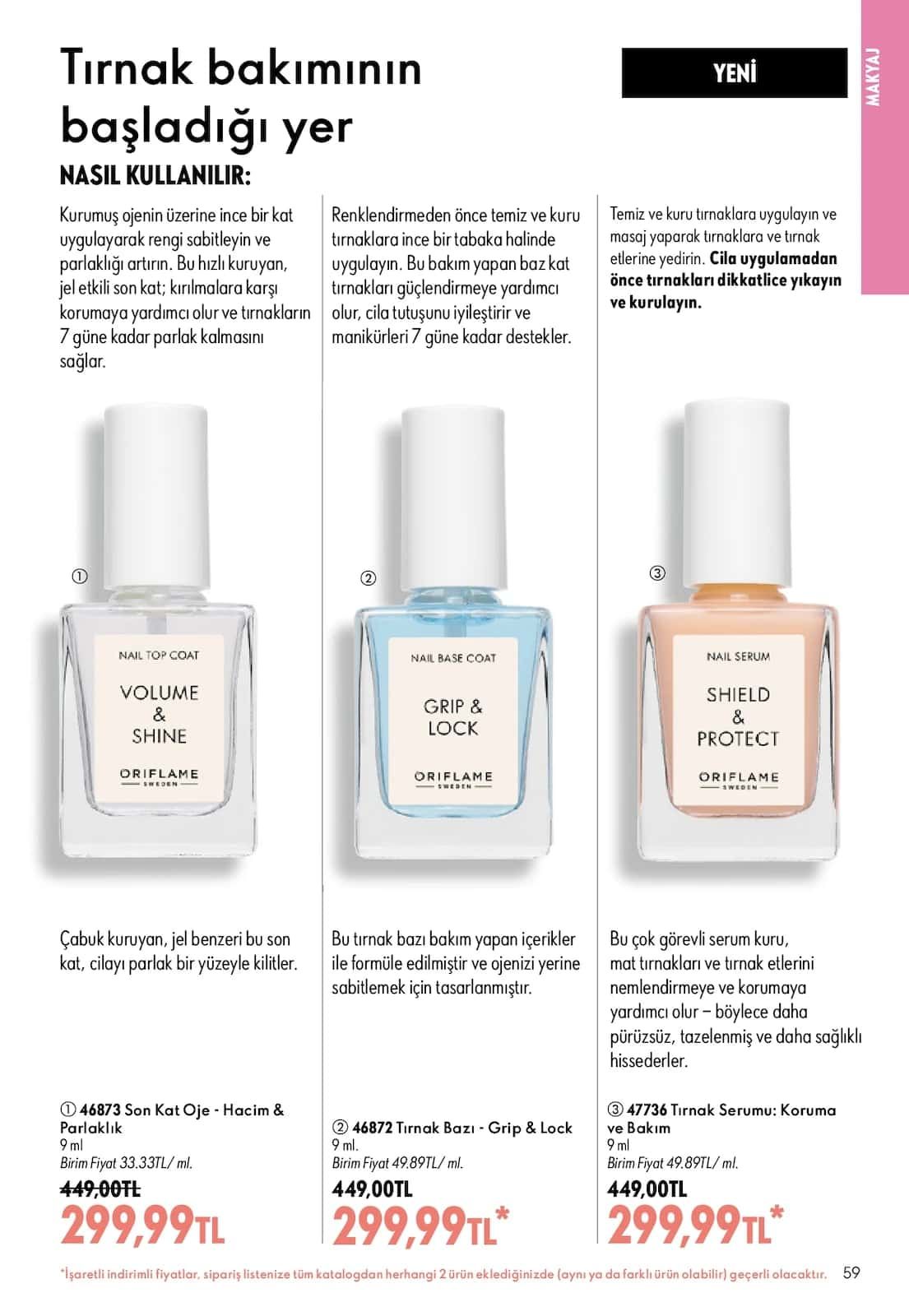 1 Ağustos Oriflame Kataloğu 2026 Sayfa 59