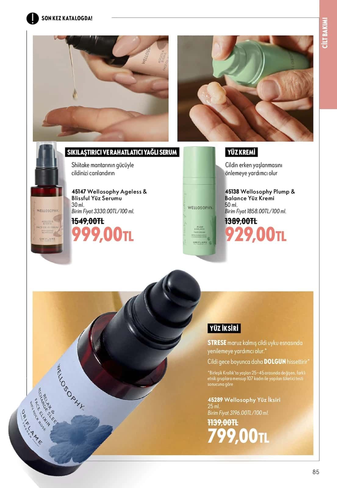 1 Ağustos Oriflame Kataloğu 2026 Sayfa 85
