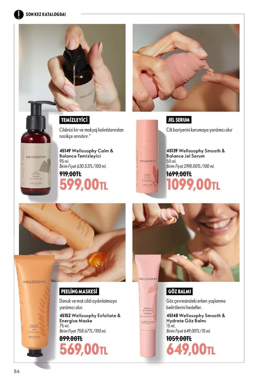 1 Ağustos Oriflame Kataloğu 2026 Sayfa 84