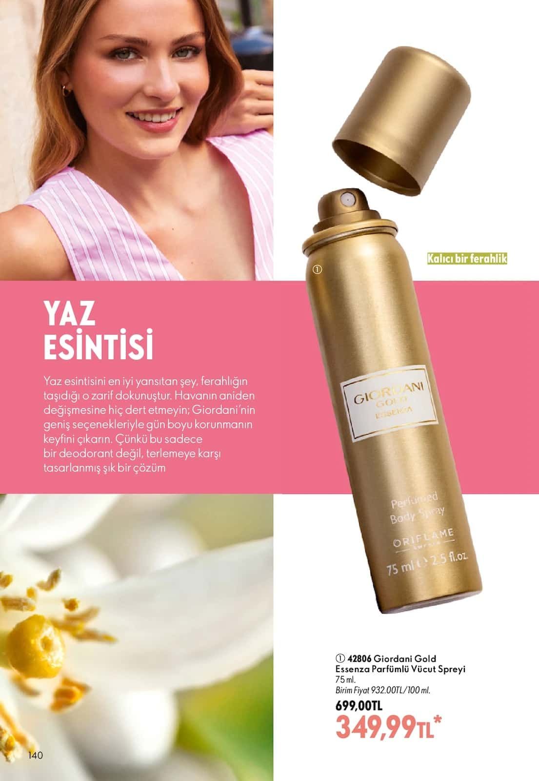 1 Ağustos Oriflame Kataloğu 2026 Sayfa 140