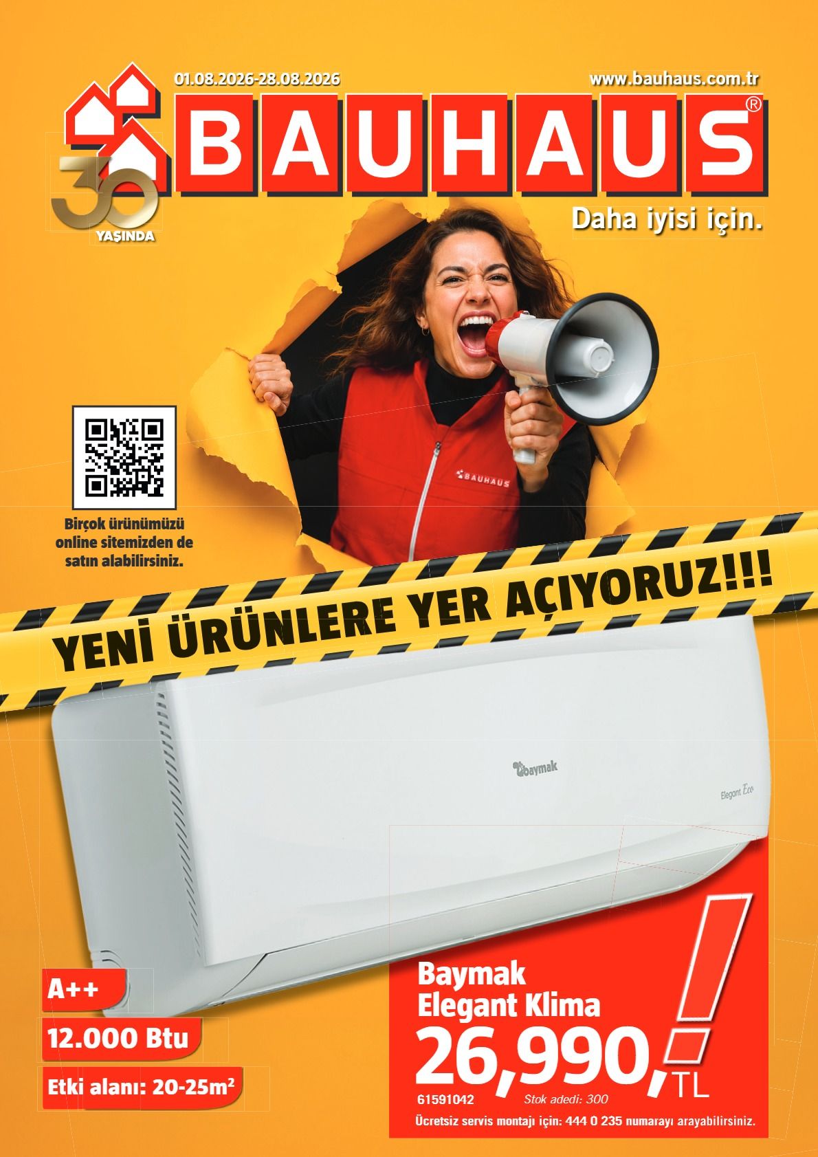 1 Ağustos Bauhaus Kataloğu 2026 Sayfa 1