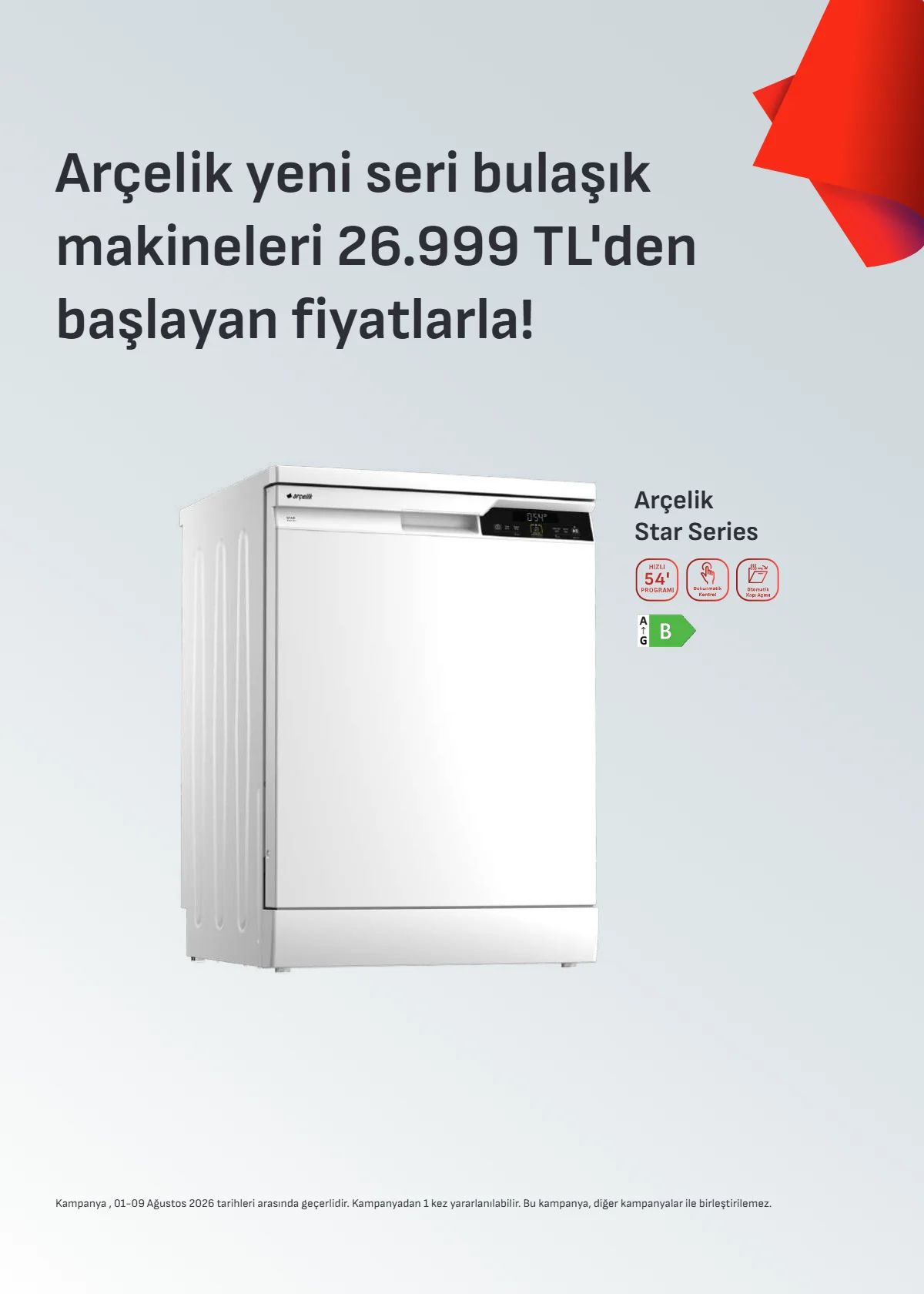 1 Ağustos Arçelik Kataloğu 2026 Sayfa 34