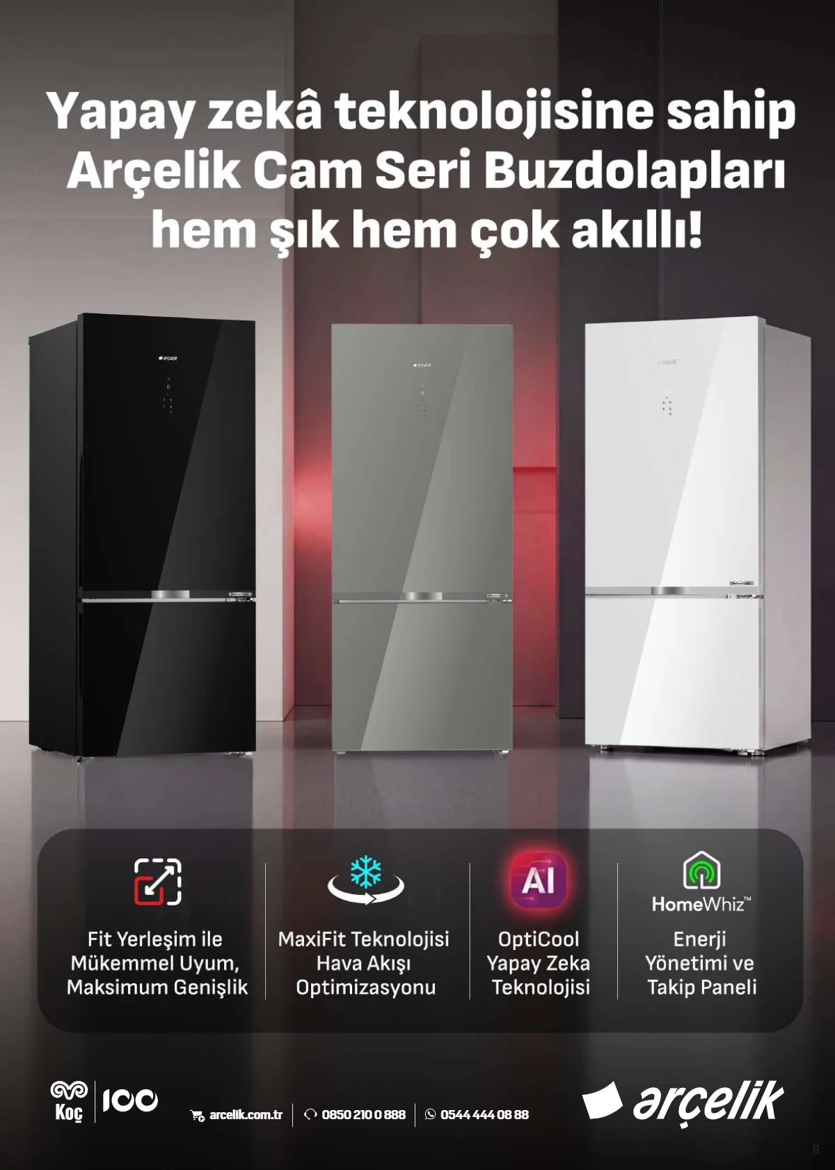 1 Ağustos Arçelik Kataloğu 2026 Sayfa 8