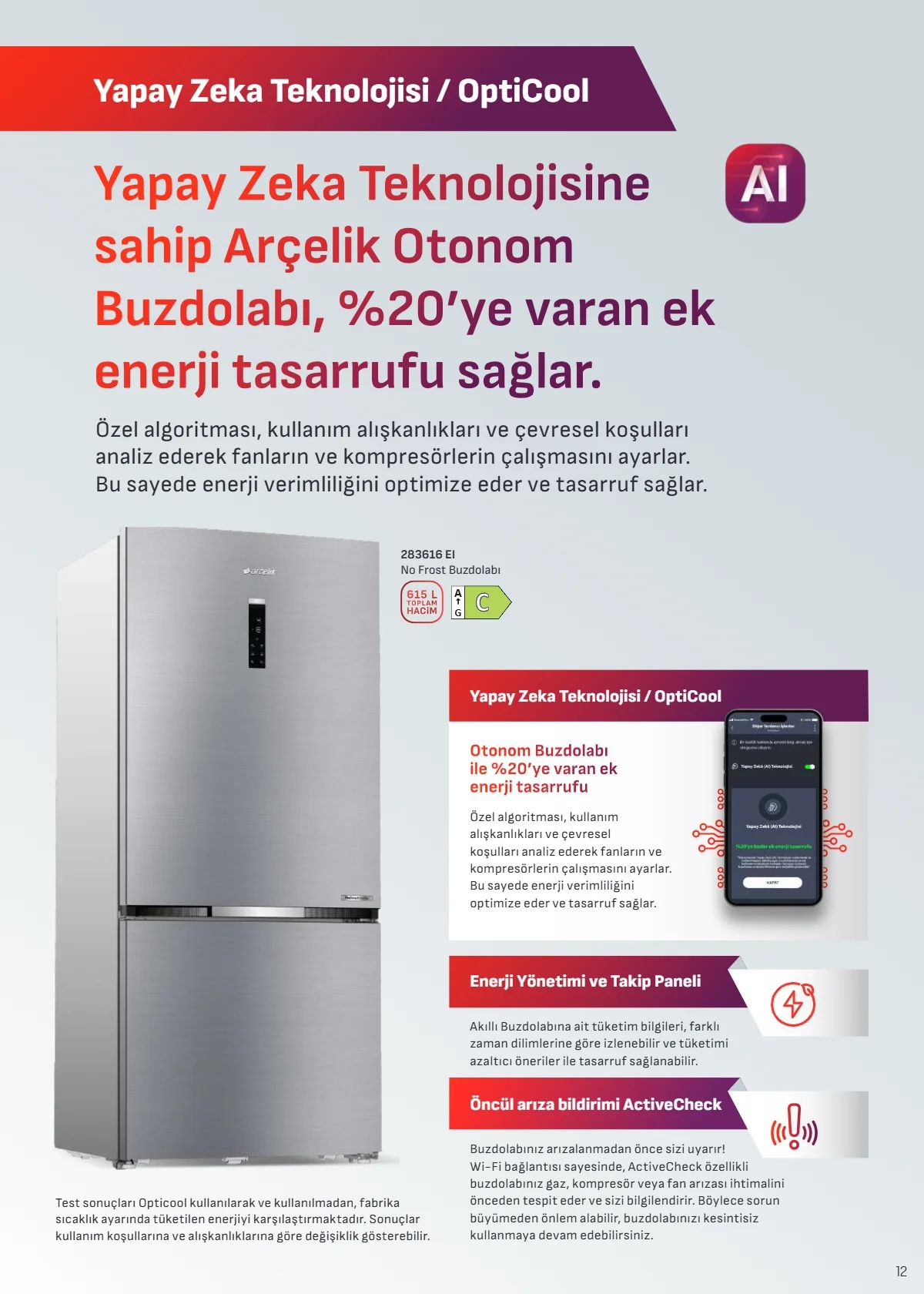 1 Ağustos Arçelik Kataloğu 2026 Sayfa 12