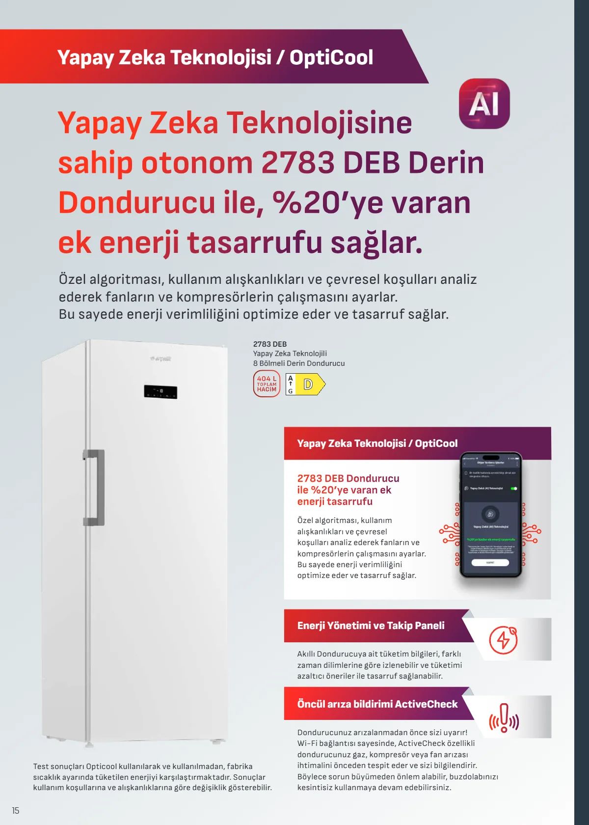 1 Ağustos Arçelik Kataloğu 2026 Sayfa 15