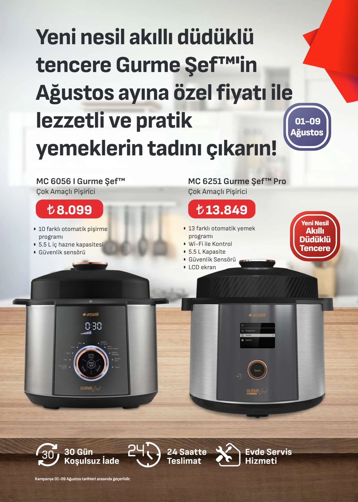 1 Ağustos Arçelik Kataloğu 2026 Sayfa 50