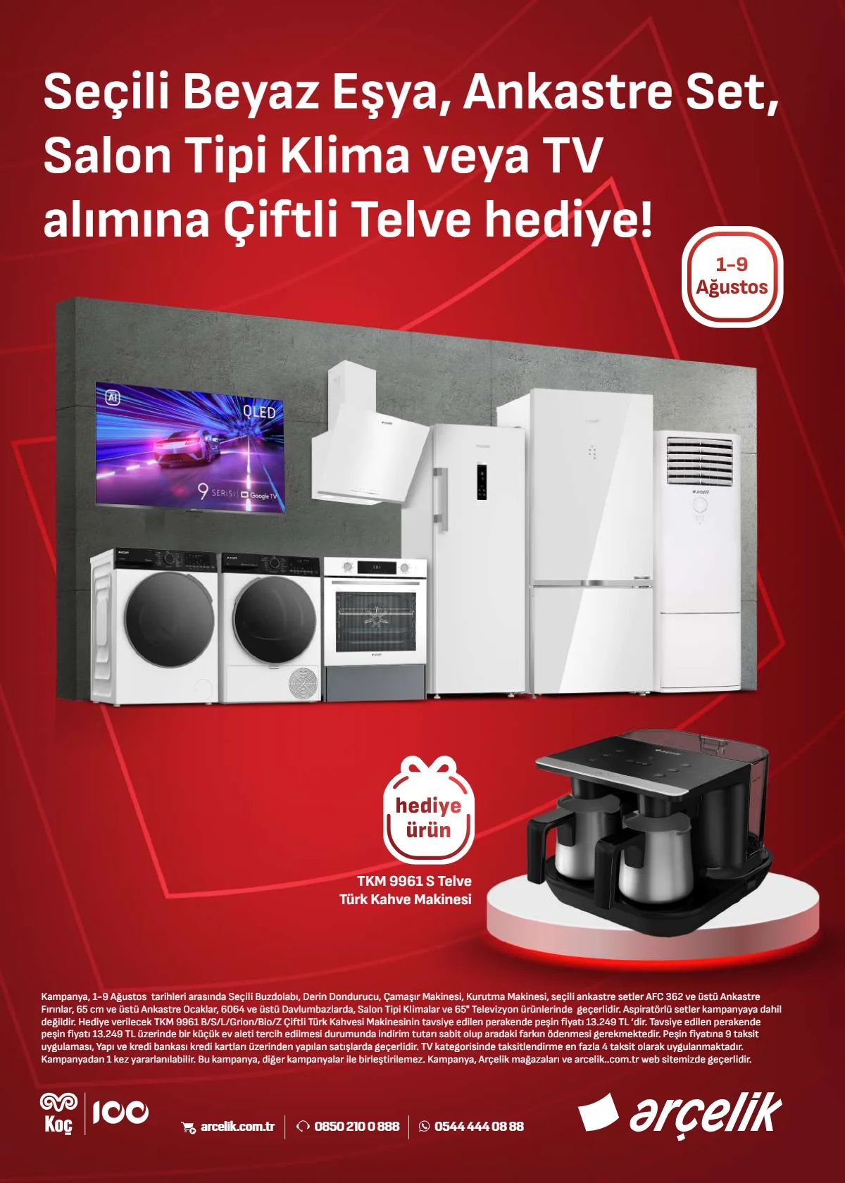 1 Ağustos Arçelik Kataloğu 2026 Sayfa 2