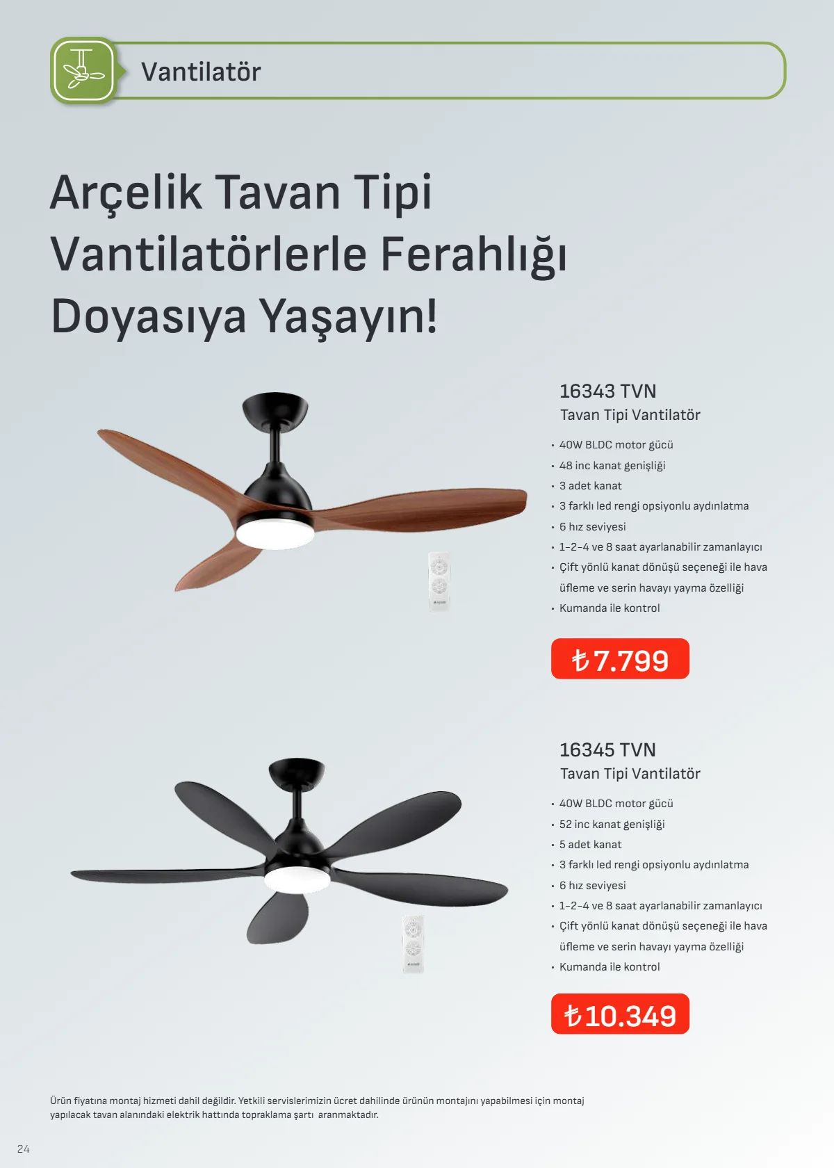 1 Ağustos Arçelik Kataloğu 2026 Sayfa 24