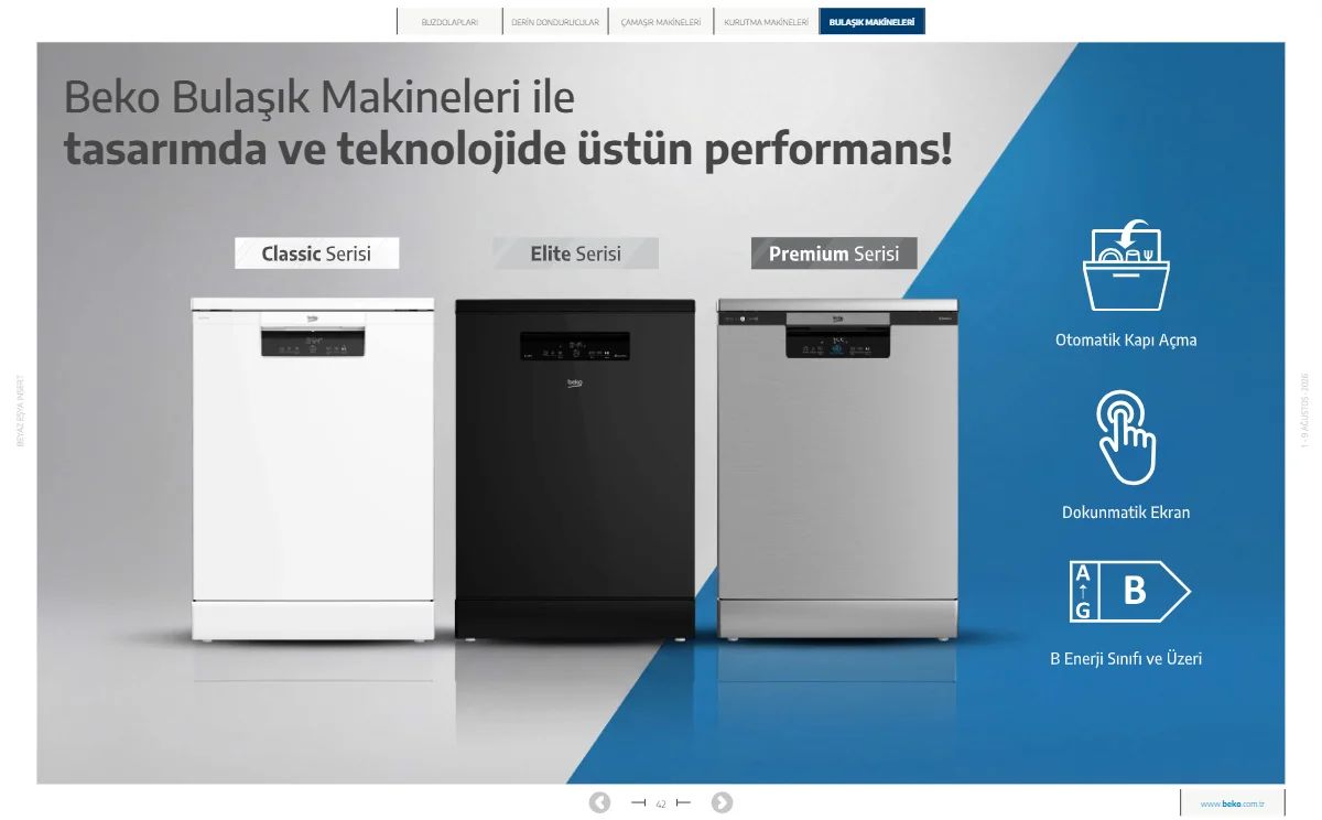 1 Ağustos Beko Kataloğu 2026 Sayfa 42