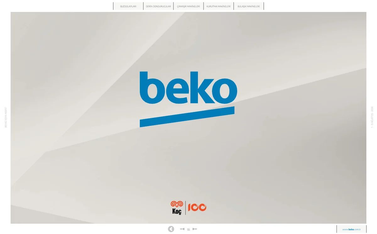 1 Ağustos Beko Kataloğu 2026 Sayfa 55