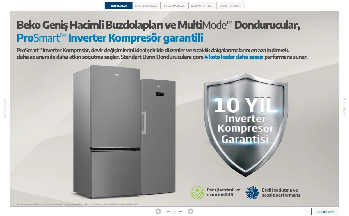 1 Ağustos Beko Kataloğu 2026 Sayfa 15