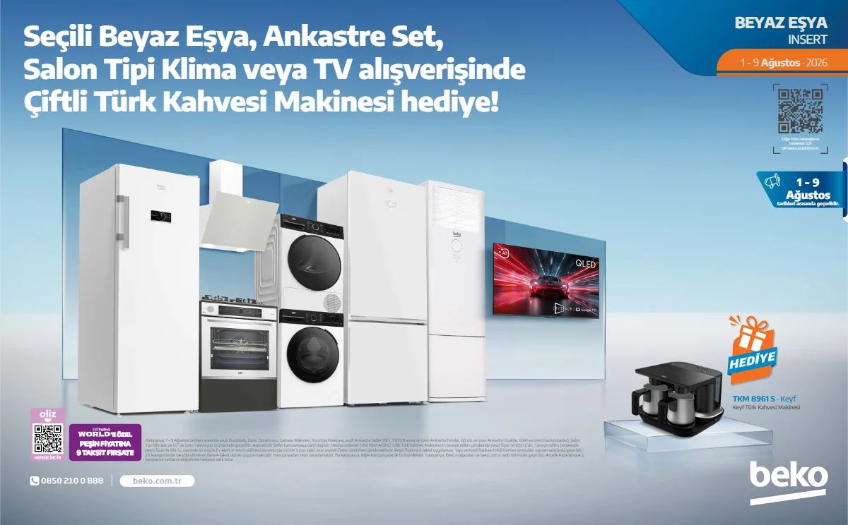 1 Ağustos Beko Kataloğu 2026 Sayfa 1