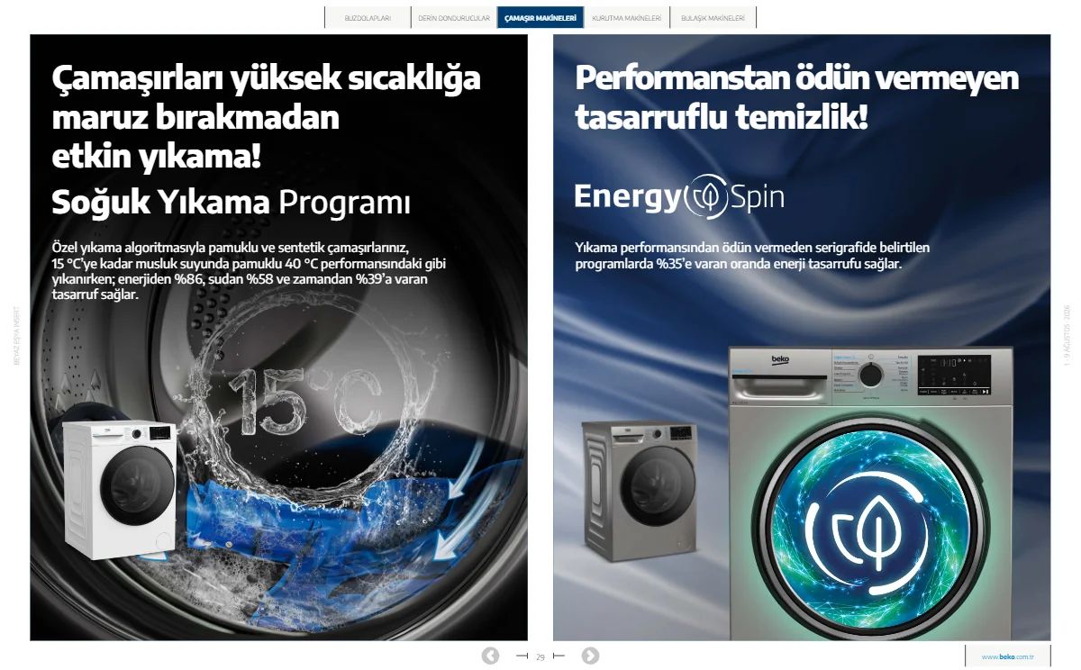 1 Ağustos Beko Kataloğu 2026 Sayfa 29
