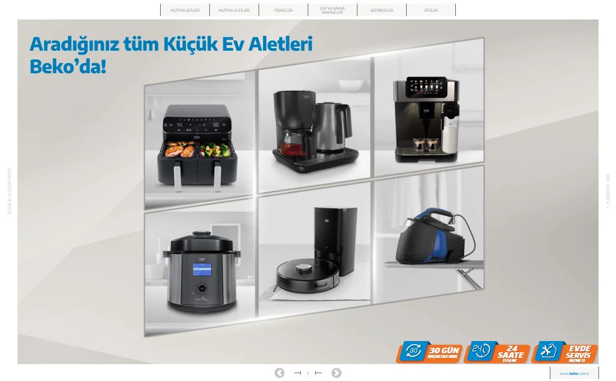 1 Ağustos Beko Kataloğu 2026 Sayfa 7