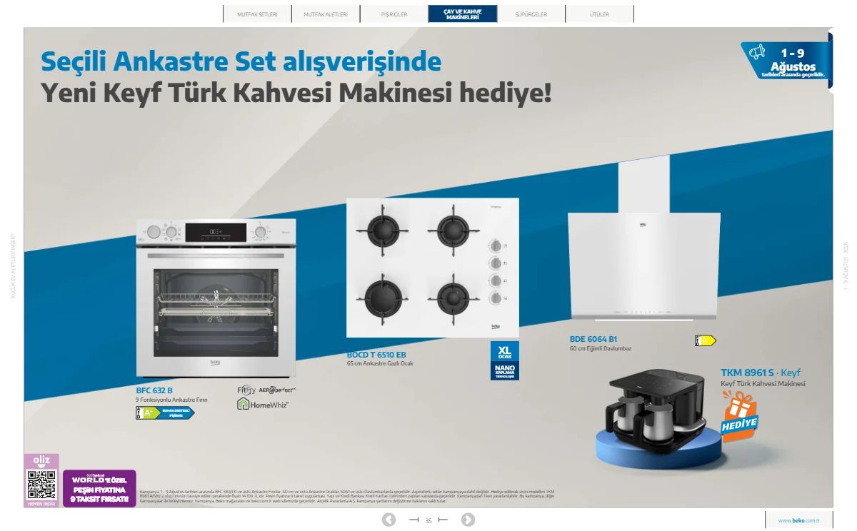 1 Ağustos Beko Kataloğu 2026 Sayfa 35
