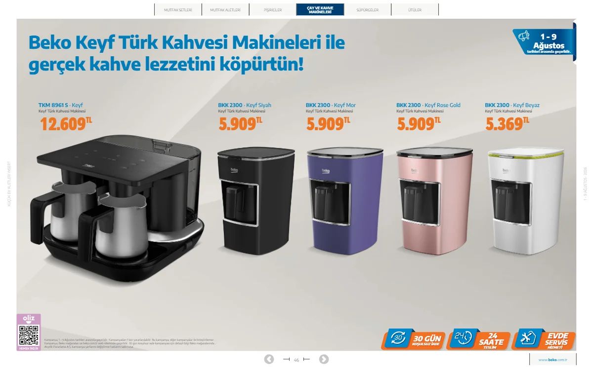 1 Ağustos Beko Kataloğu 2026 Sayfa 46
