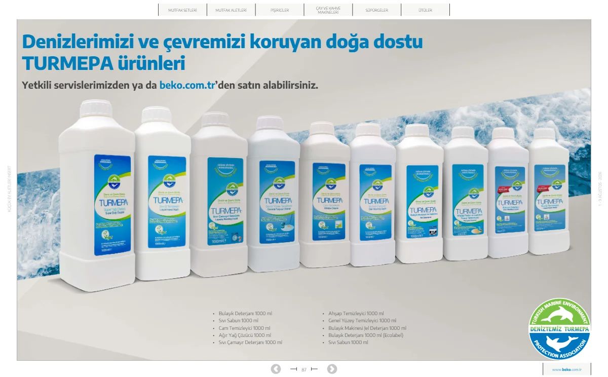 1 Ağustos Beko Kataloğu 2026 Sayfa 87