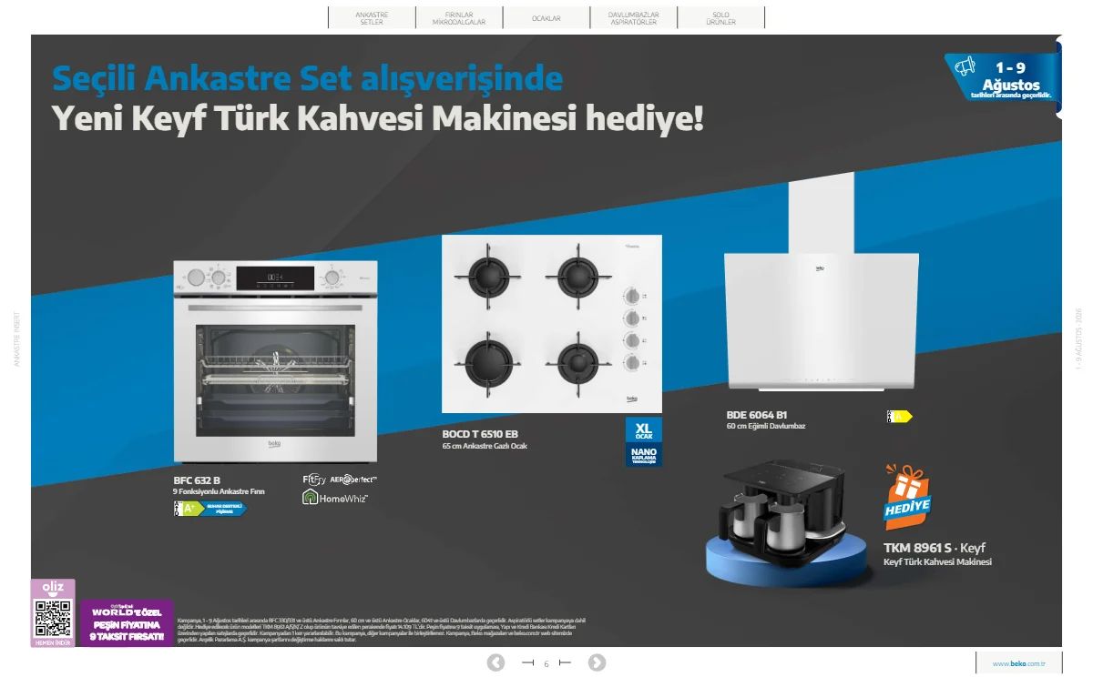 1 Ağustos Beko Kataloğu 2026 Sayfa 6