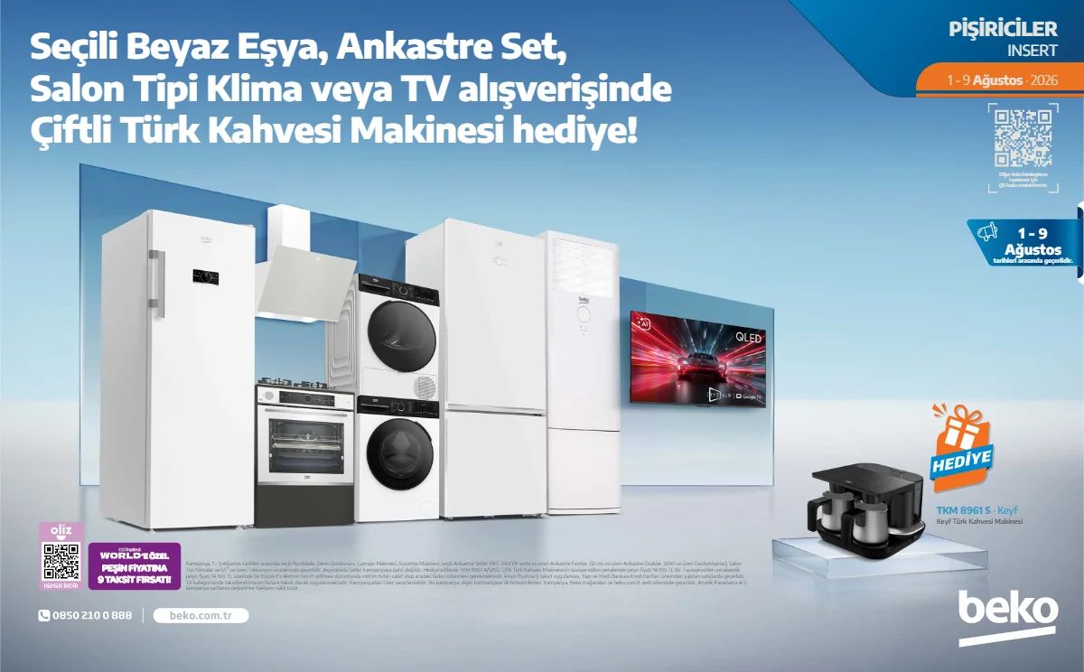 1 Ağustos Beko Kataloğu 2026 Sayfa 1