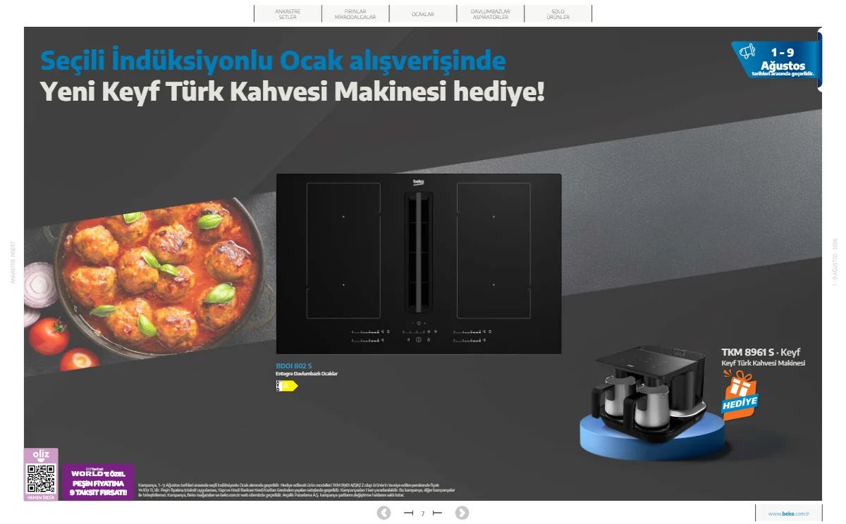 1 Ağustos Beko Kataloğu 2026 Sayfa 7