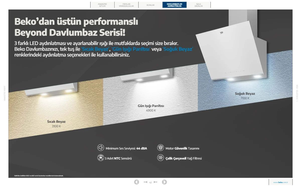 1 Ağustos Beko Kataloğu 2026 Sayfa 42
