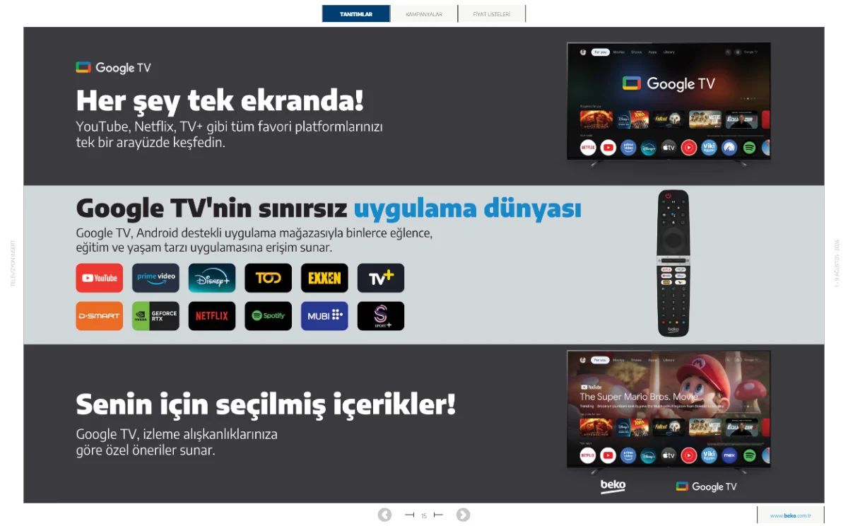 1 Ağustos Beko Kataloğu 2026 Sayfa 15