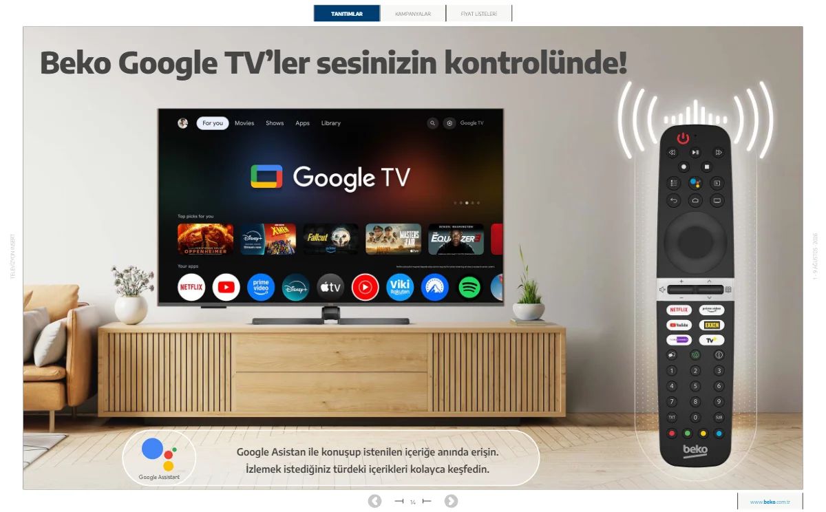 1 Ağustos Beko Kataloğu 2026 Sayfa 14