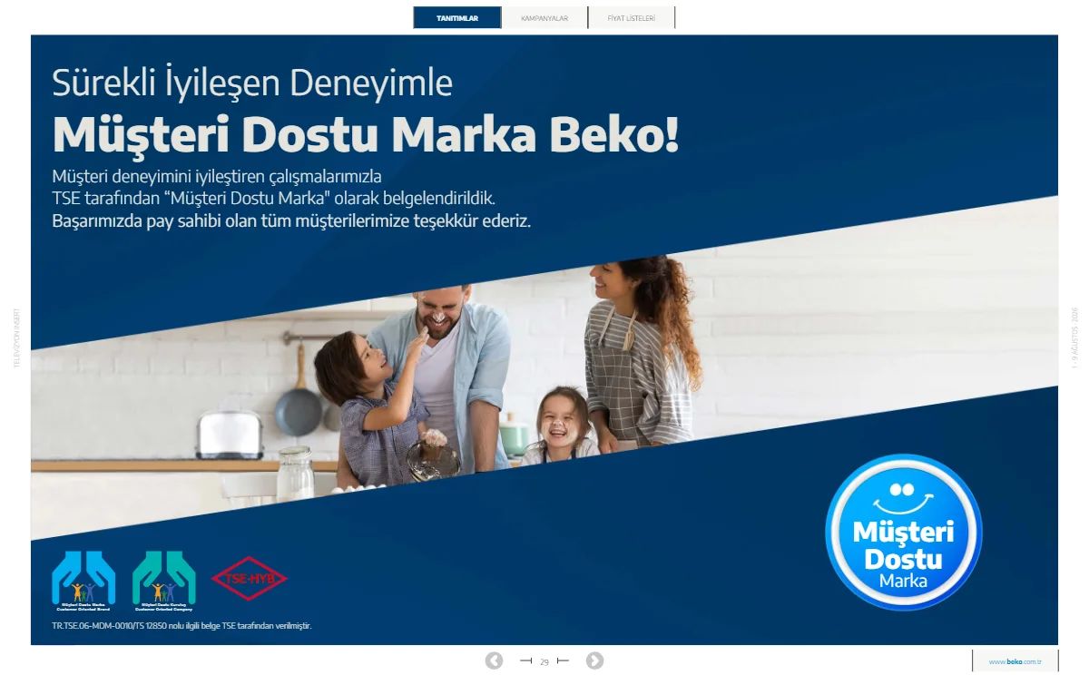 1 Ağustos Beko Kataloğu 2026 Sayfa 29