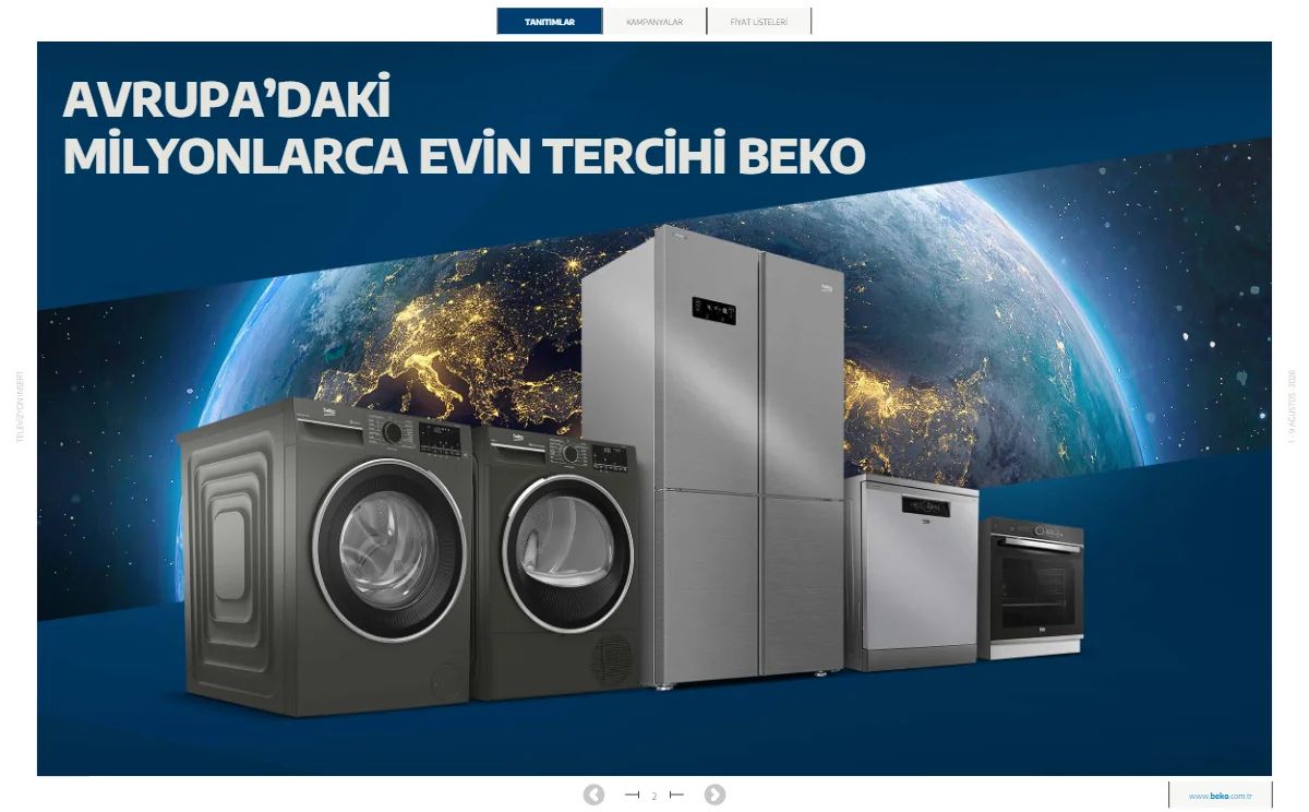 1 Ağustos Beko Kataloğu 2026 Sayfa 2