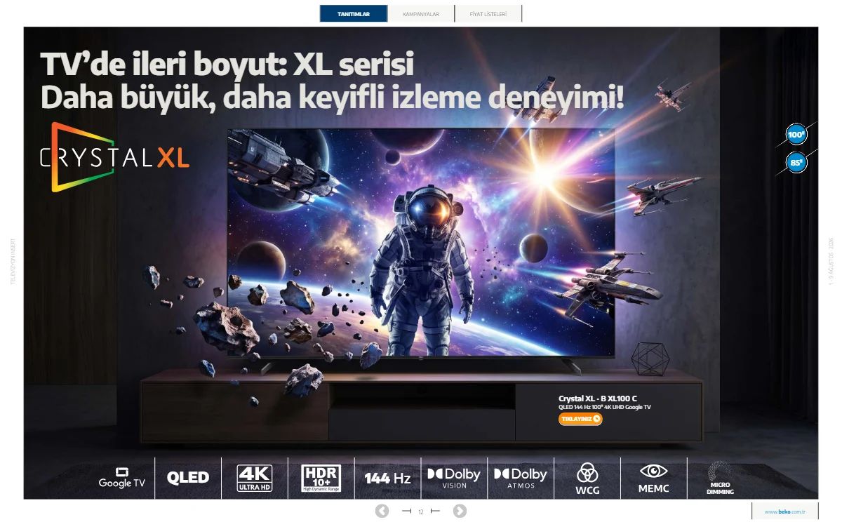 1 Ağustos Beko Kataloğu 2026 Sayfa 12