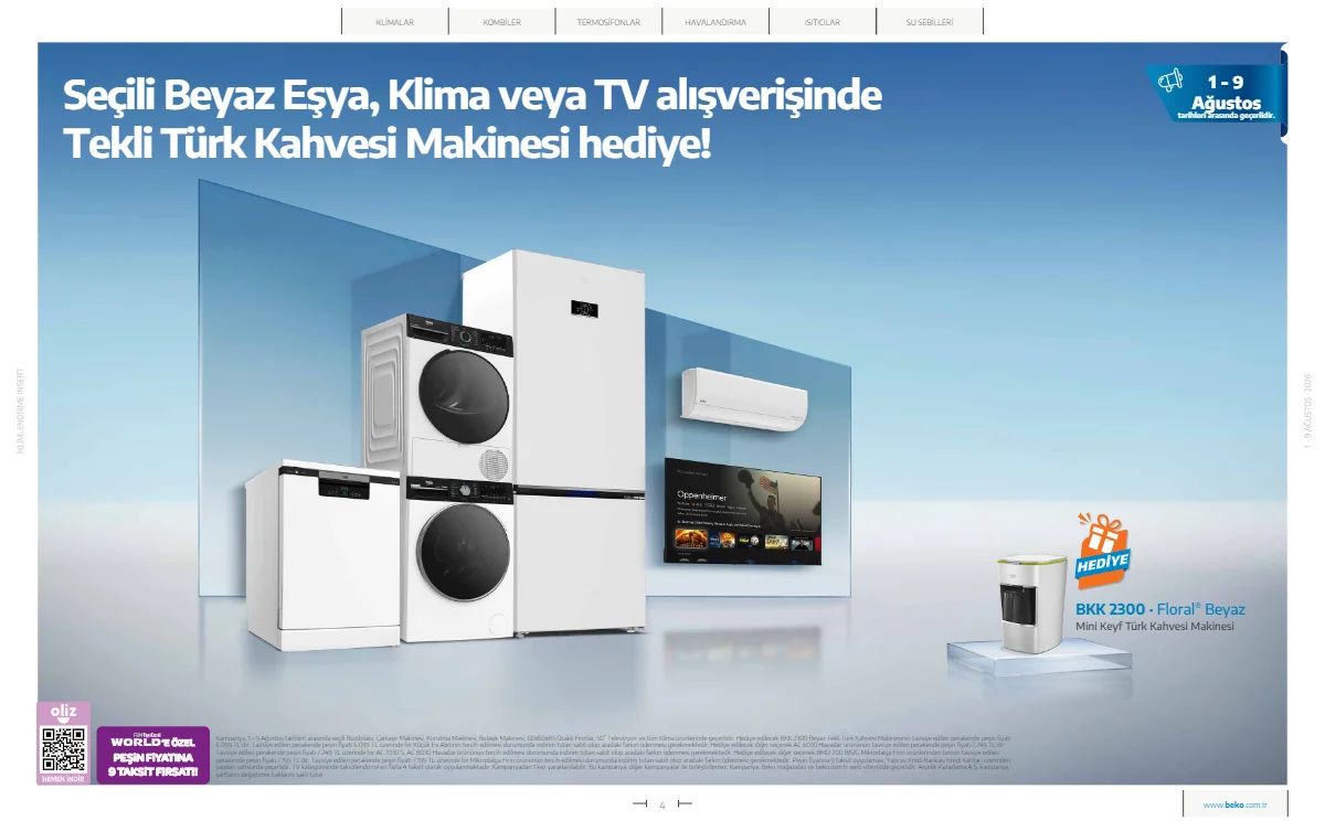 1 Ağustos Beko Kataloğu 2026 Sayfa 4