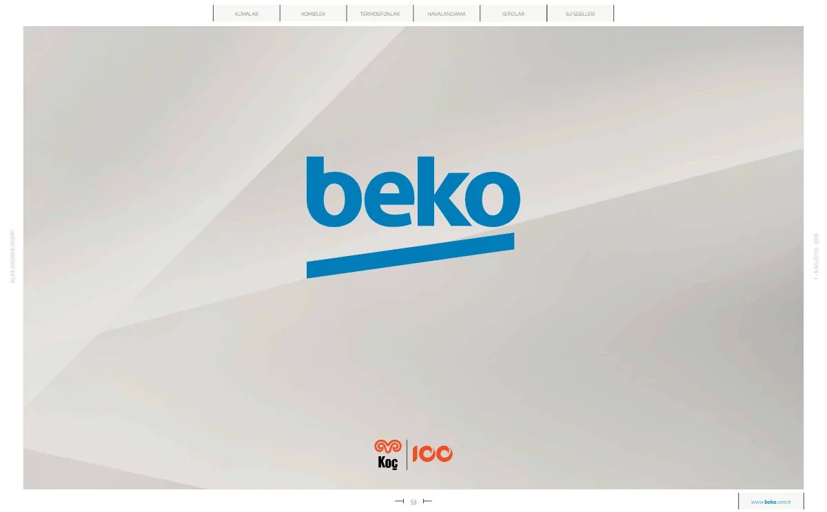 1 Ağustos Beko Kataloğu 2026 Sayfa 53