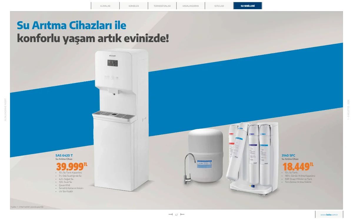 1 Ağustos Beko Kataloğu 2026 Sayfa 47