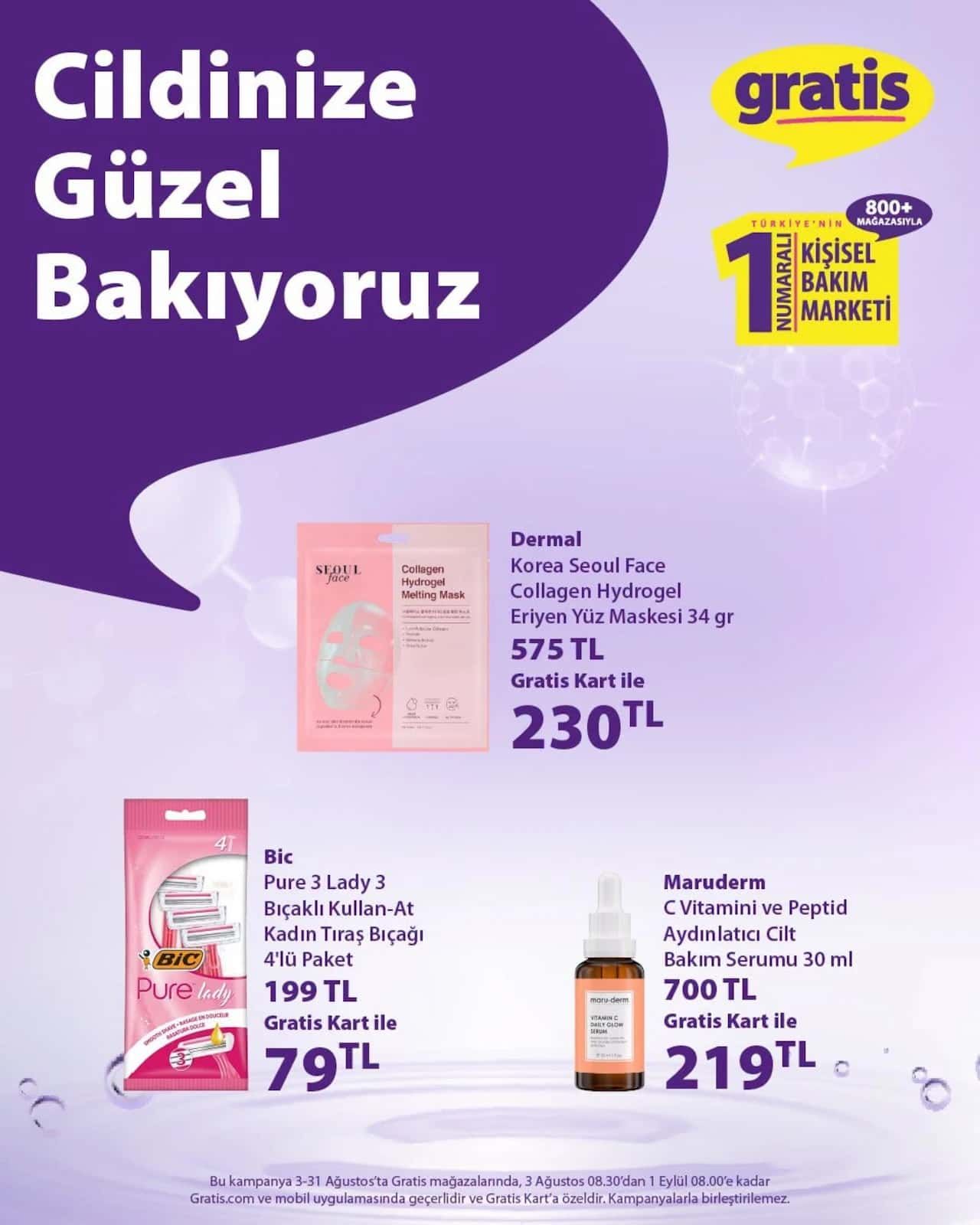3 Ağustos Gratis Kataloğu 2026 Sayfa 4