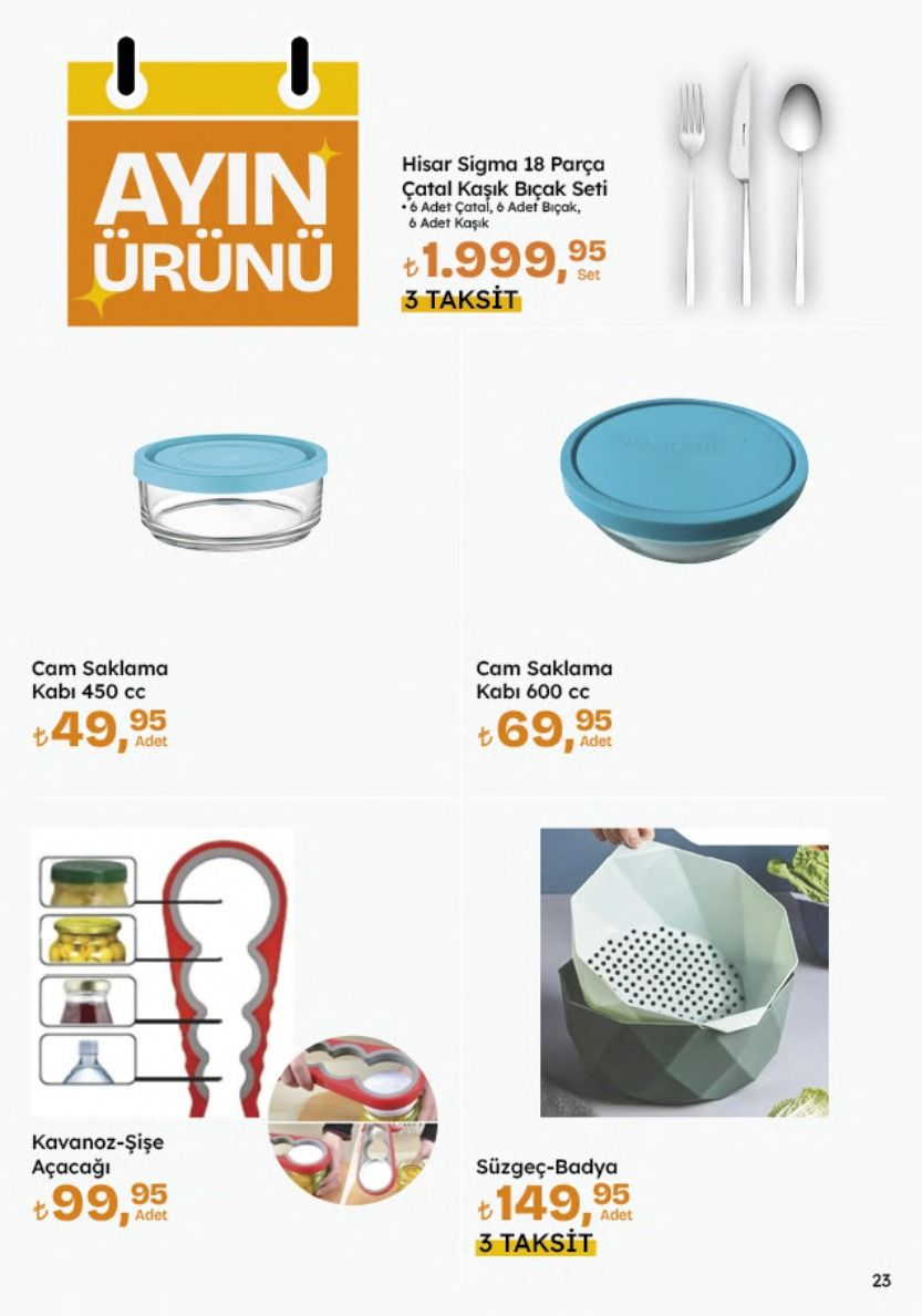 6 Ağustos Migros Kataloğu 2026 Sayfa 23