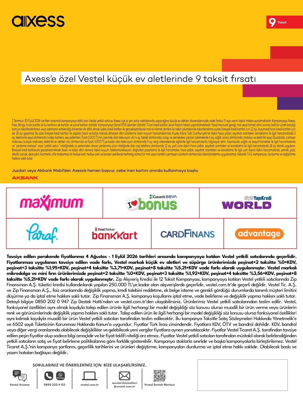 4 Ağustos Vestel Kataloğu 2026 Sayfa 23