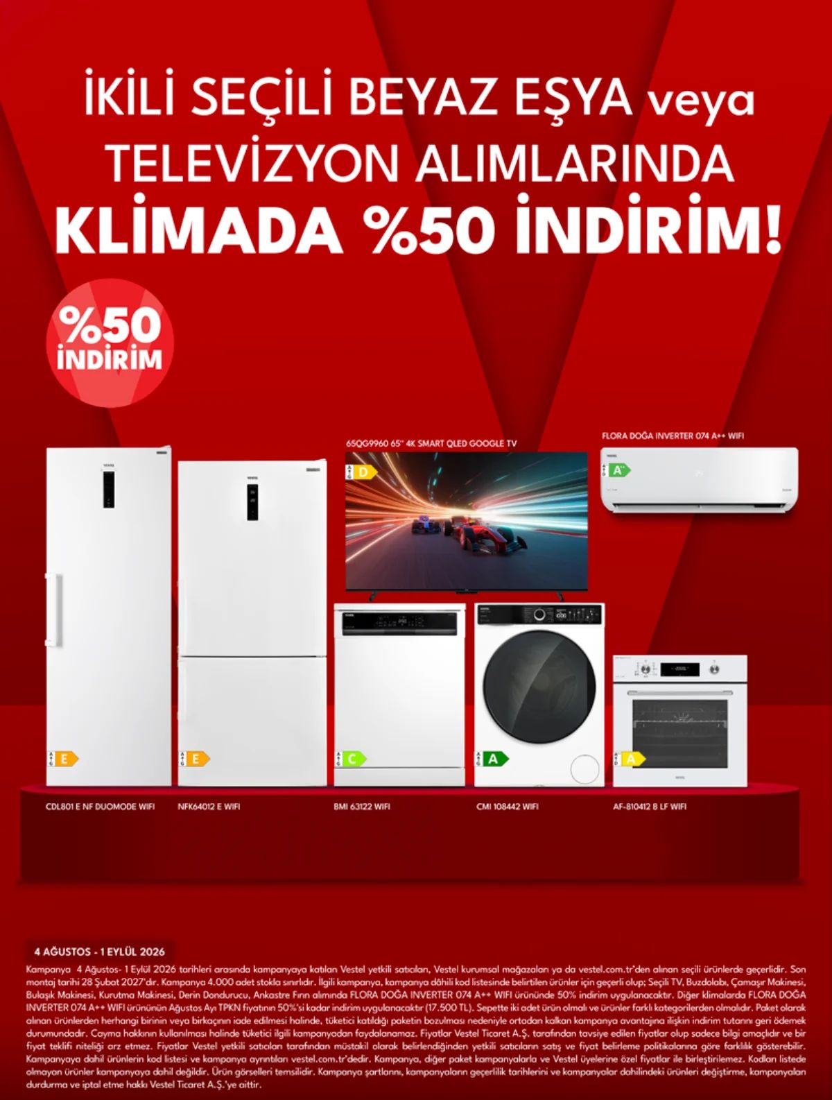 4 Ağustos Vestel Kataloğu 2026 Sayfa 5