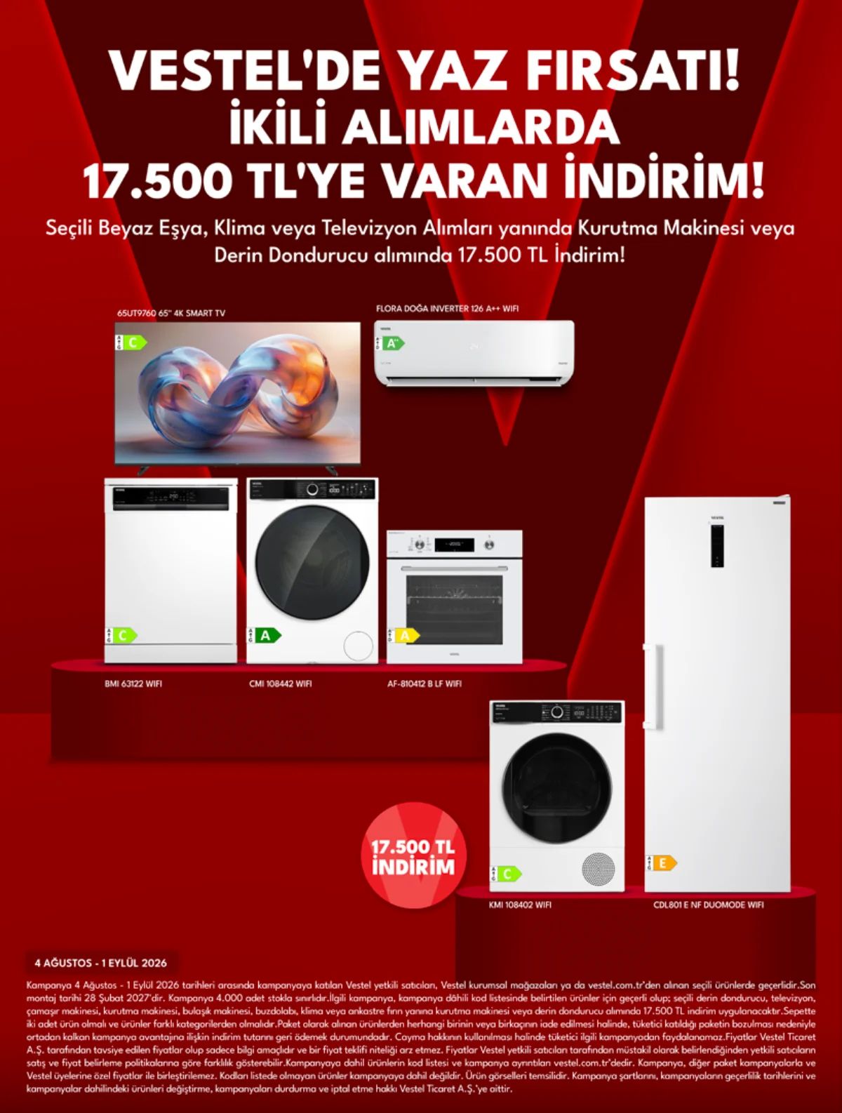 4 Ağustos Vestel Kataloğu 2026 Sayfa 8