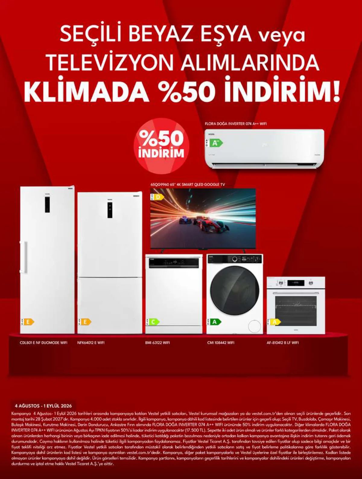 4 Ağustos Vestel Kataloğu 2026 Sayfa 13