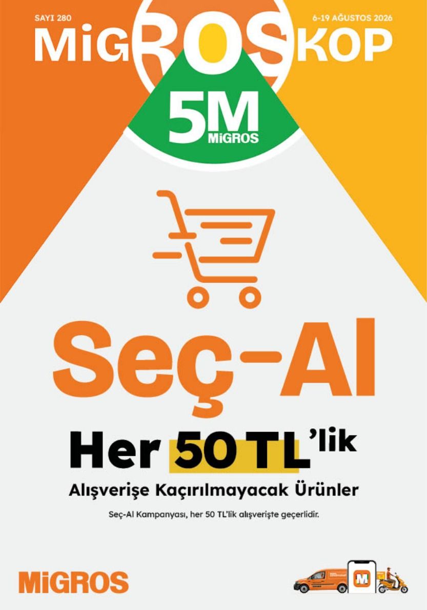 6 Ağustos Migros Kataloğu 2026 Sayfa 1