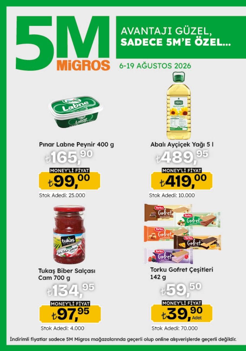 6 Ağustos Migros Kataloğu 2026 Sayfa 10