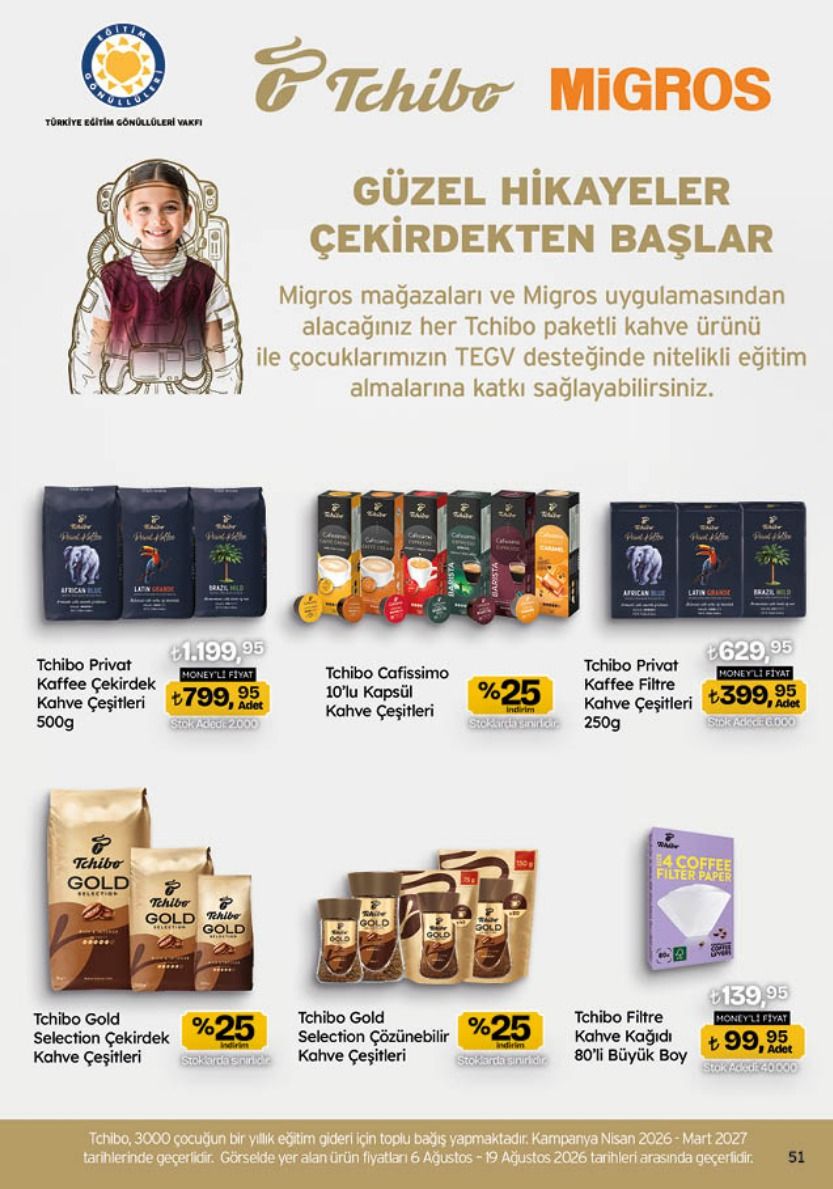 6 Ağustos Migros Kataloğu 2026 Sayfa 51