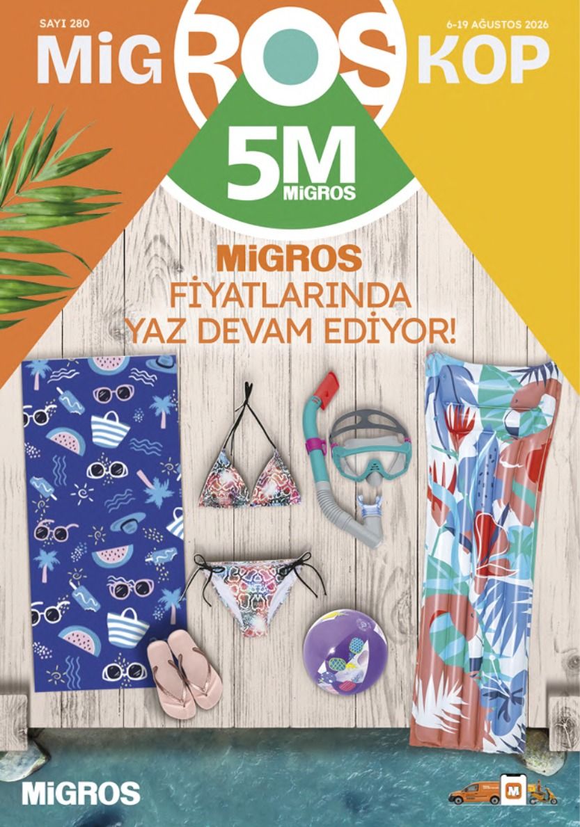 6 Ağustos Migros Kataloğu 2026 Sayfa 1