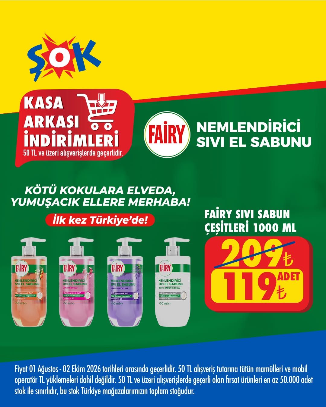 1 Ağustos Şok Market Online Kataloğu 2026 Sayfa 1