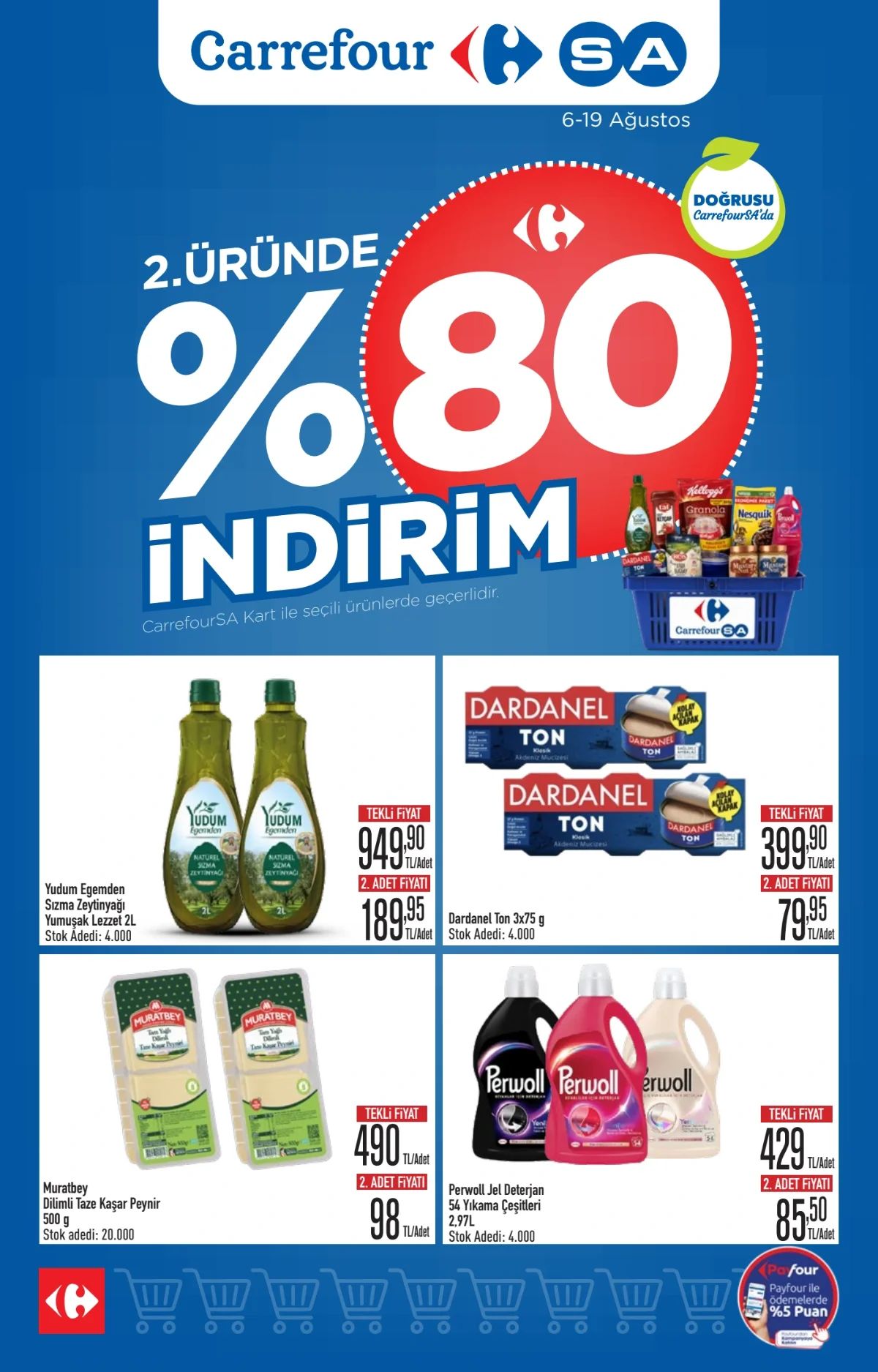 6 Ağustos Carrefoursa Kataloğu 2026 Sayfa 1